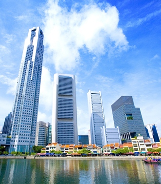 Image of Singapore central business district