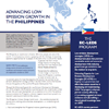 EC-LEDS Fact Sheet: Advancing Low Emission Growth in the Philippines cover page