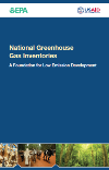 Image of cover of the brochure "National Greenhouse Gas Inventories: A Foundation for Low Emission Development?