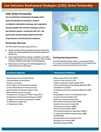 Image of the cover of the LEDS Global Partnership Fact Sheet